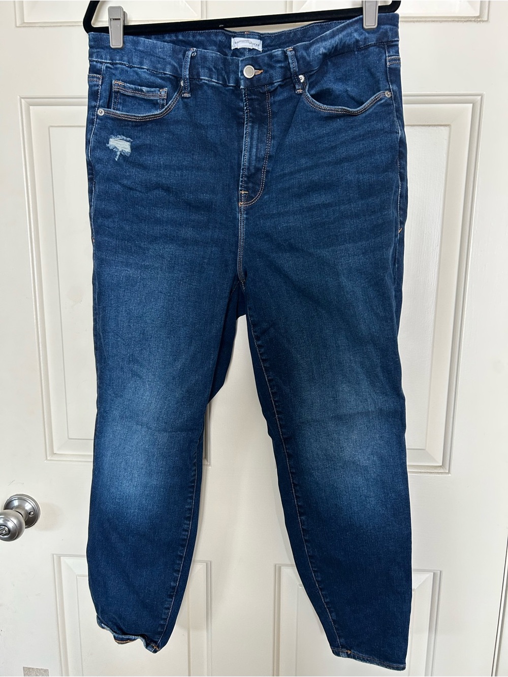 Good American Always Fits Cropped Skinny Jeans 14-18